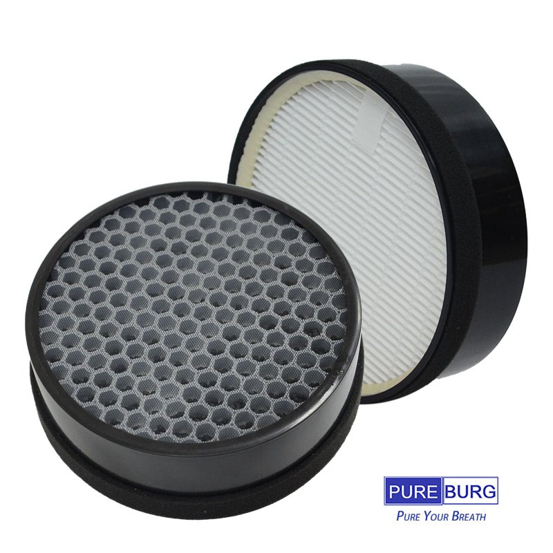 PUREBURG Replacement Filter Compatible with GENIANI G-2000-FL & TCL CISNO iHome KJ65F-A1 KJ65F-A2 Air Purifiers,2-Pack H13 HEPA Activated Carbon Pre-Filters Air Clean - Image 5